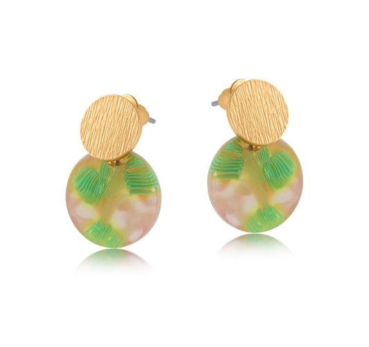 Olivia Small Disc Earrings