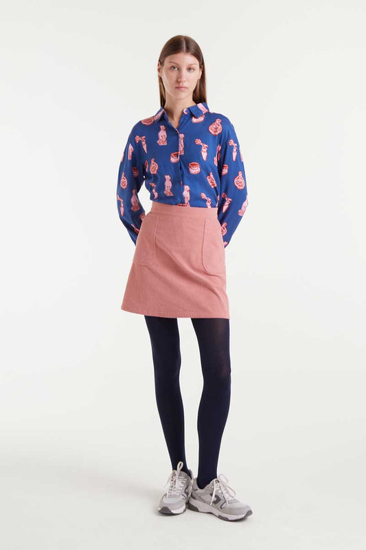 Cat Vase Twill Shirt