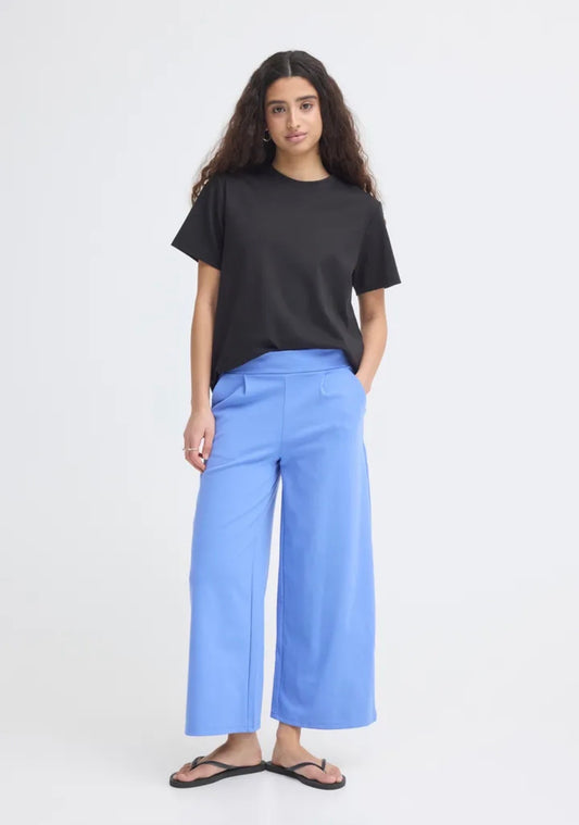 Kate Cropped Pants Wedgewood Blue