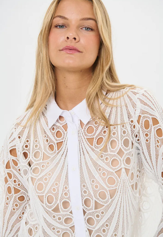 Jilianna Shirt White