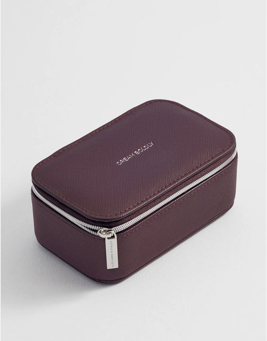 Brown & Blue Mini Jewellery Box - Rogue Boutique UK