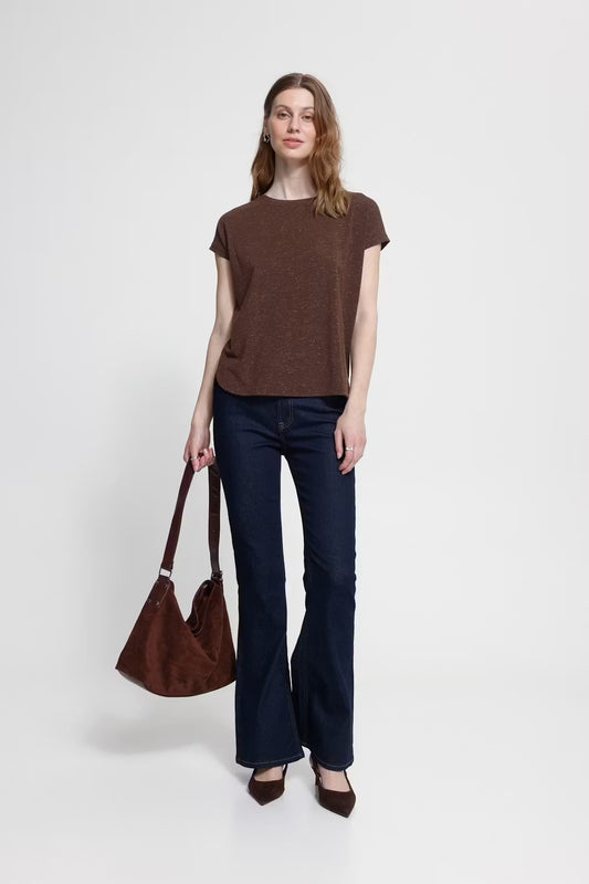 Rebel Tee Chocolate - Rogue Boutique UK