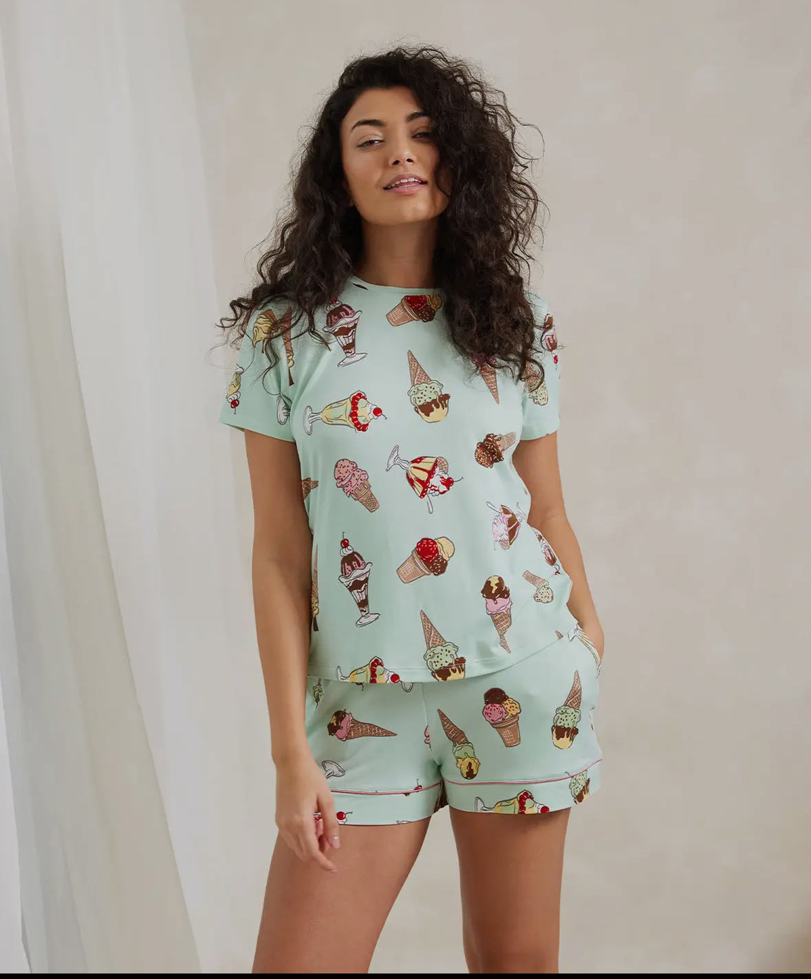 Ice Cream Short Pyjamas