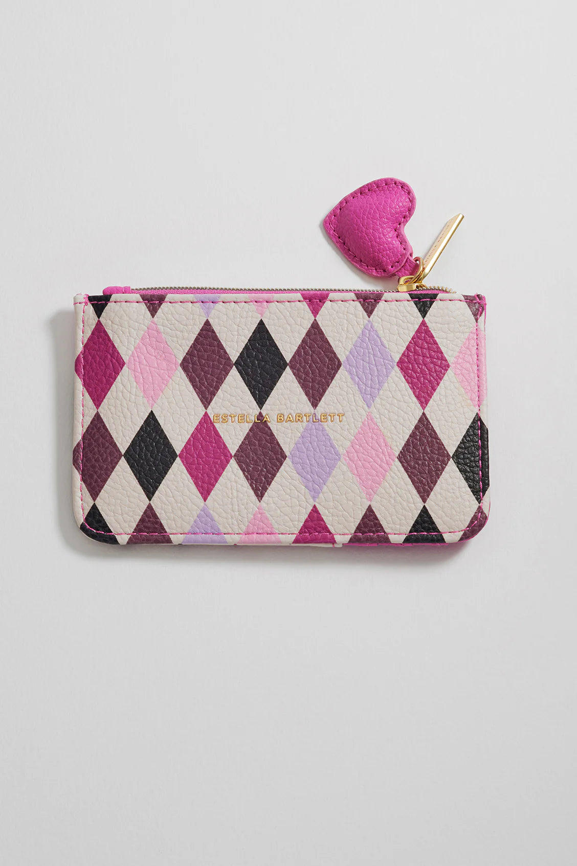 Harlequin Card Purse Pink