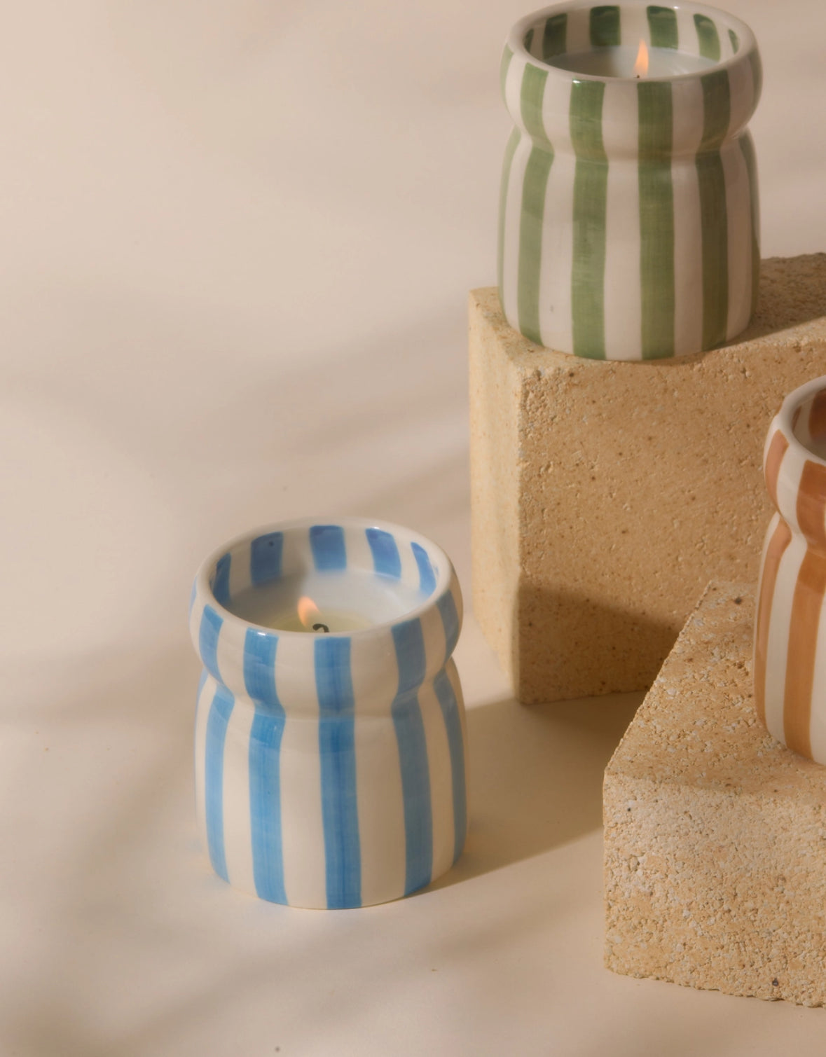 Paddywax Cabana Blue Ceramic Candle - Lost At Sea