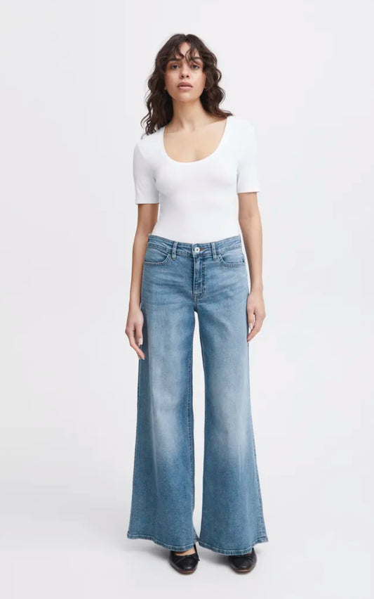 Twiggy Wide Jeans Light Blue