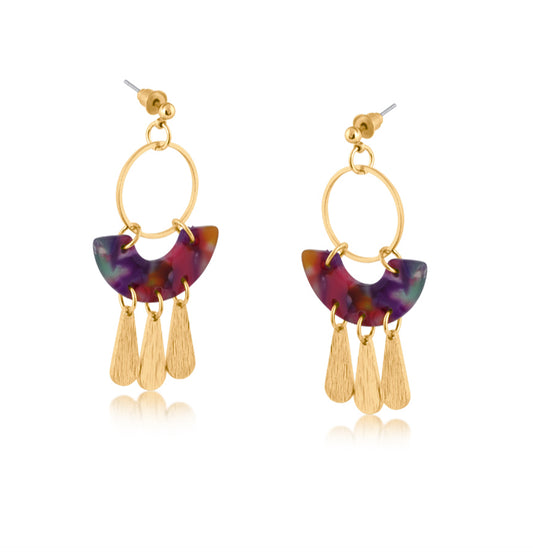 Erica Statement Dangle Earrings