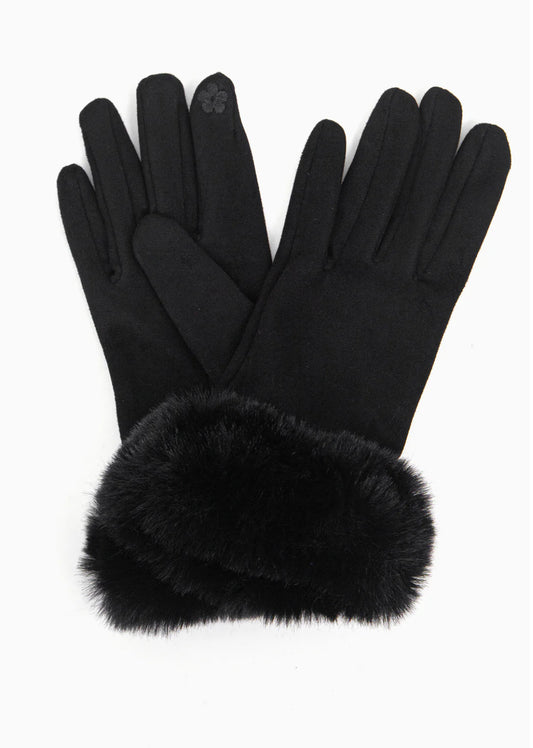 Zara Black Gloves