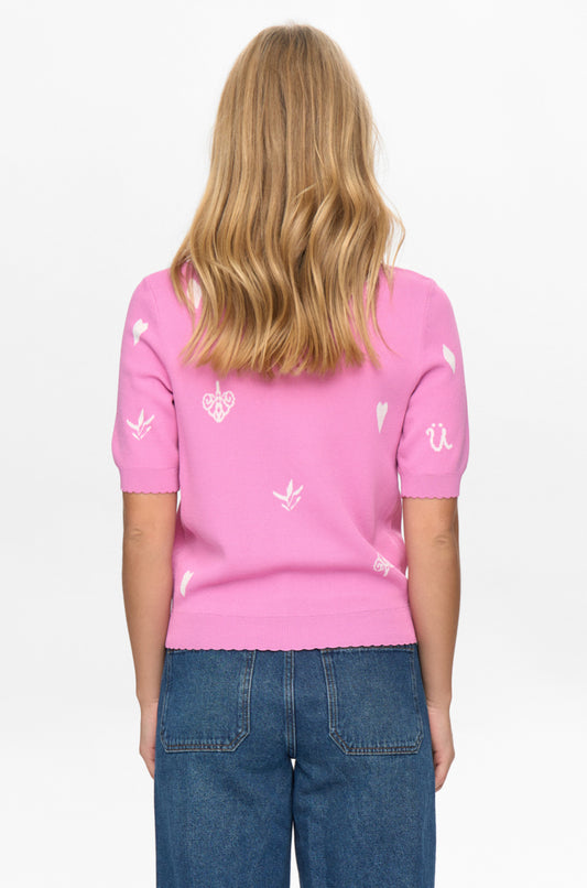 Malitta Cardigan Fuchsia Pink