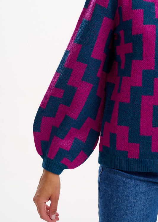 Essie Folk Diamond Jumper