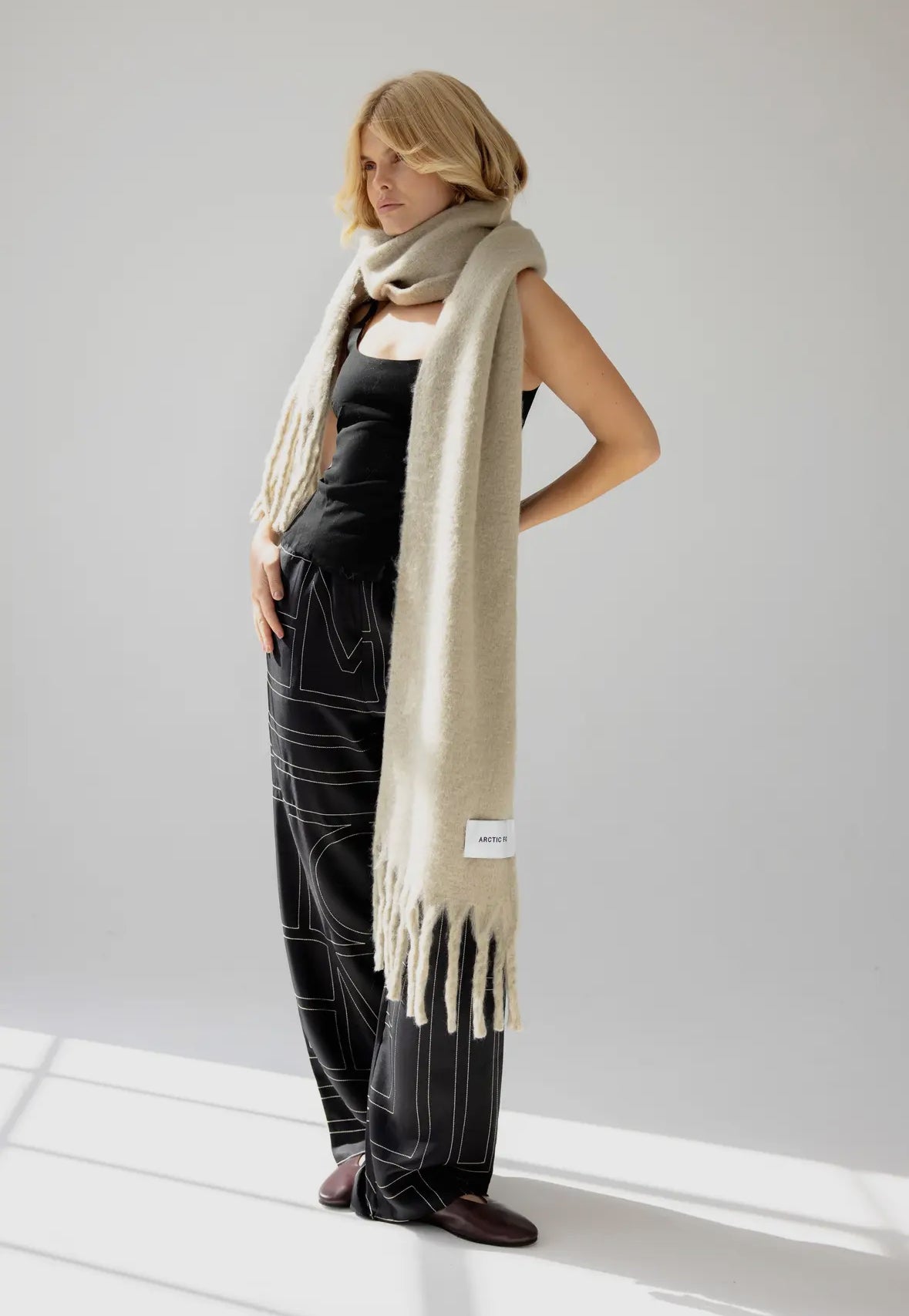 Reykjavik Scarf - Arctic Grey