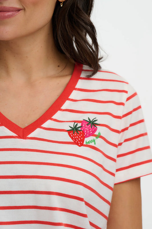 Khloe Strawberry T-shirt