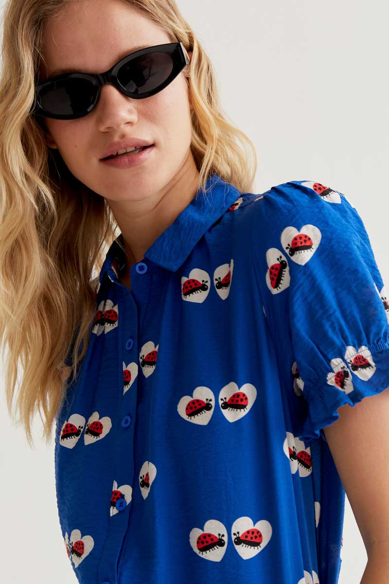 Ladybug Blouse - Rogue Boutique UK