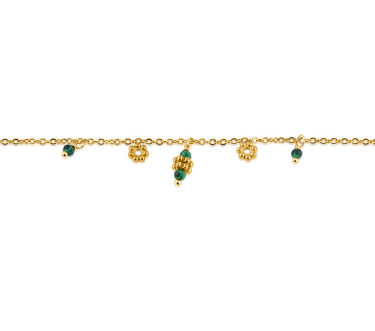 Carina Anklet Green