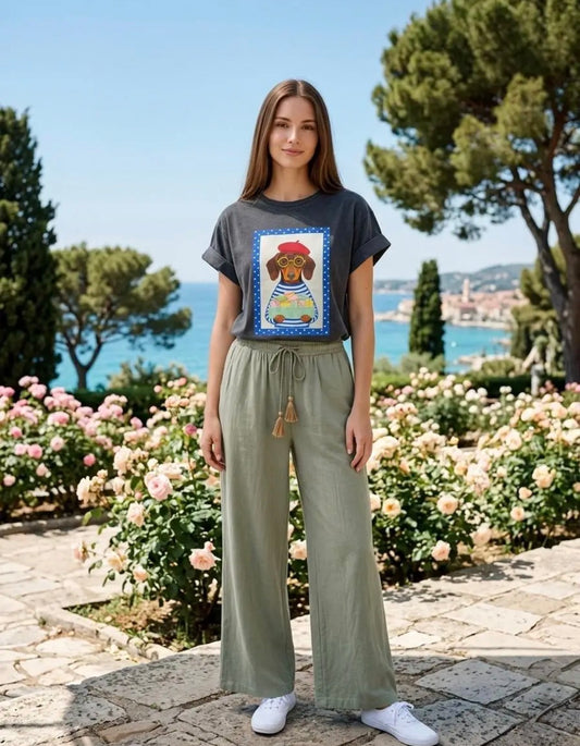 French Sausage Dog Tee