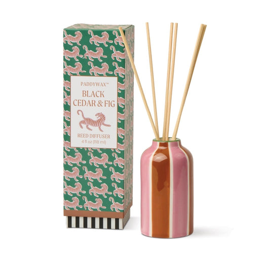 Paddywax A Dopo Tiger Ceramic Diffuser - Black Cedar & Fig - Rogue Boutique UK