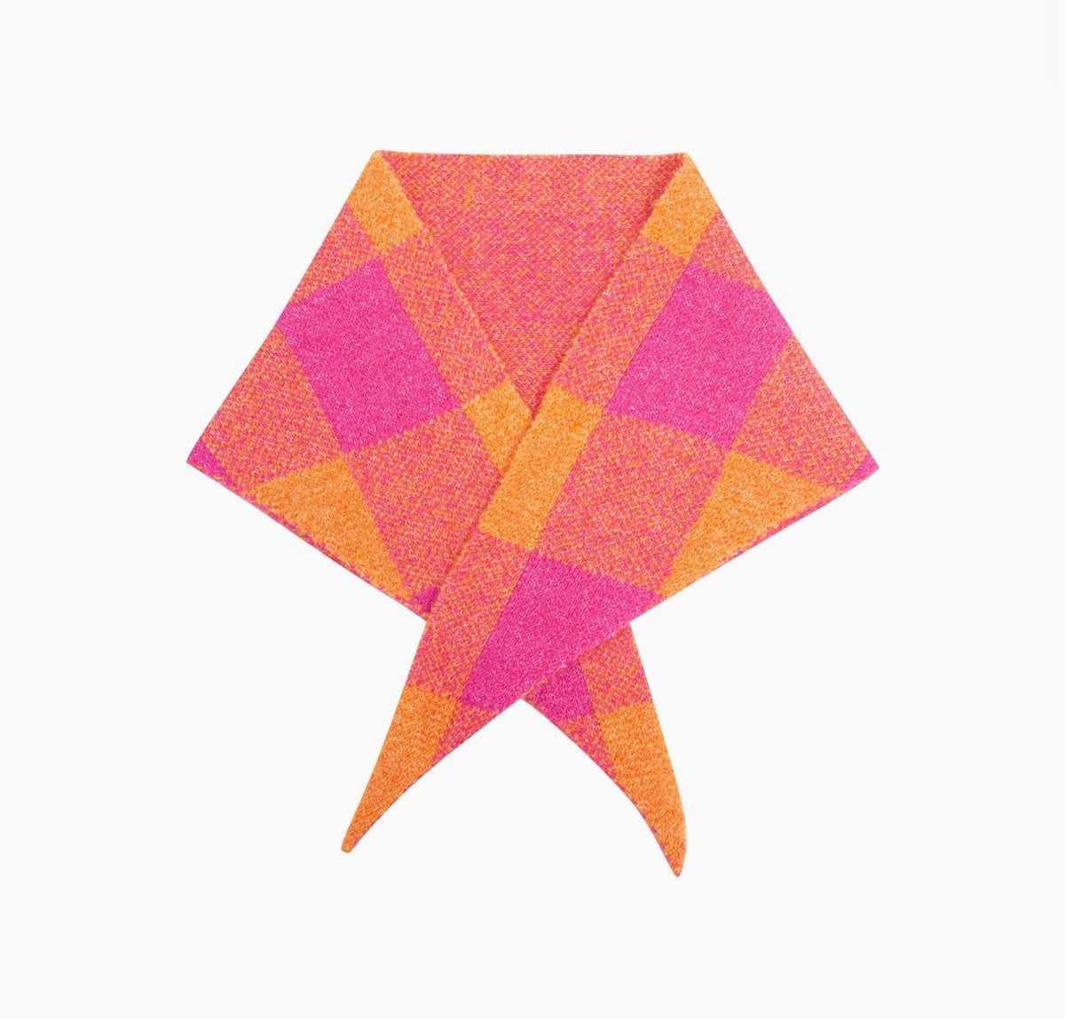 Pink/ Orange Triangle Scarf - Rogue Boutique UK