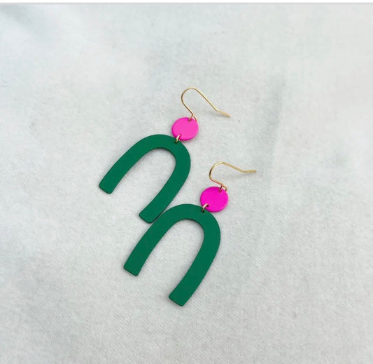 Dolly Earrings Green - Rogue Boutique UK