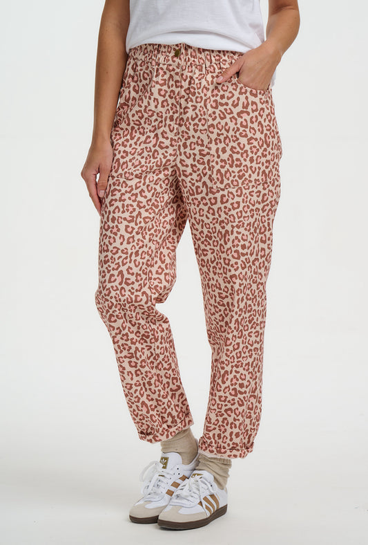 Rowan Leopard Trousers - Rogue Boutique UK