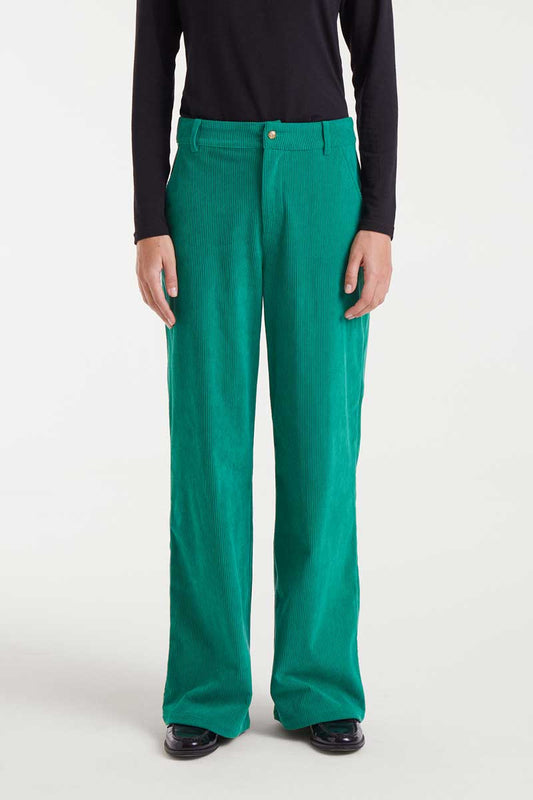 Green Corduroy Trousers