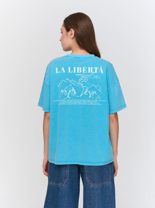 La Liberta T-Shirt Blue