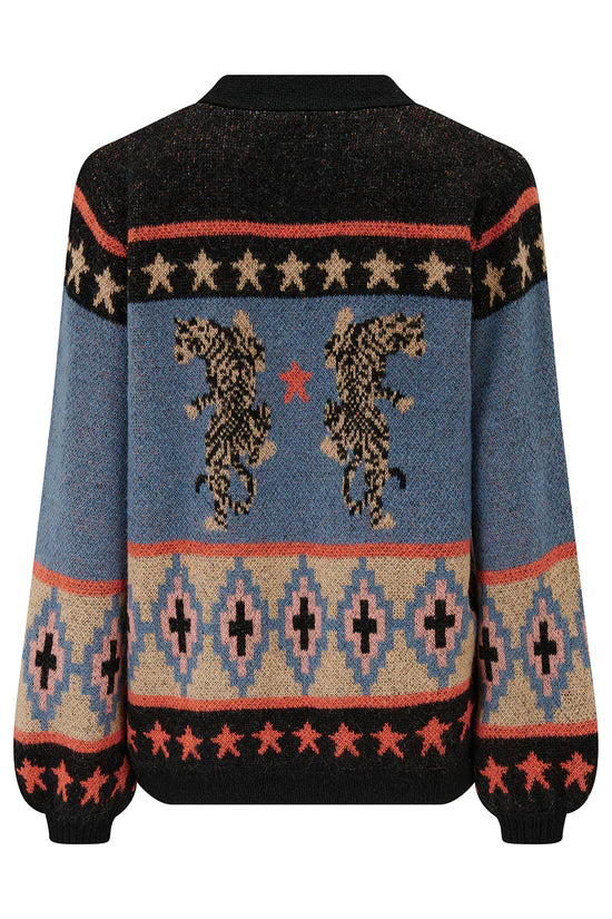 Yvette Climbing Tigers Cardigan