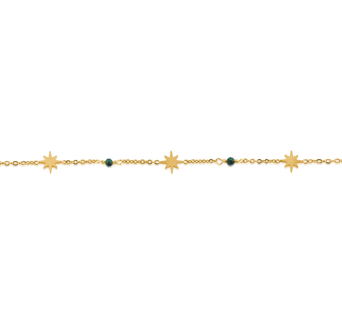 Celina Anklet Green