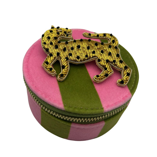 Leopard Jewellery Pot