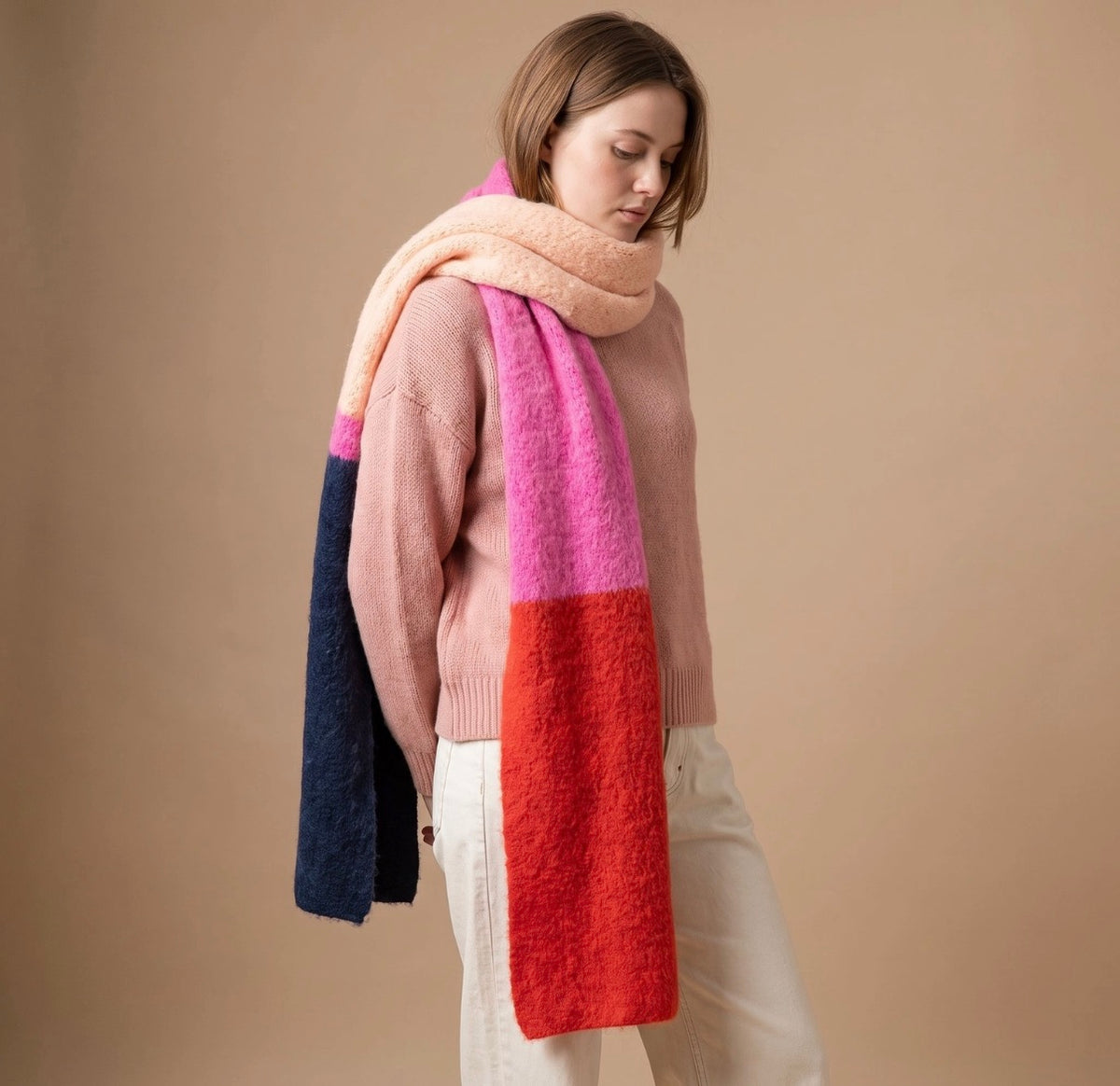 Aster Block Scarf - Rogue Boutique UK