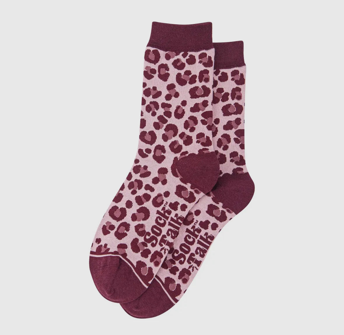 Pink Leopard Bamboo Socks