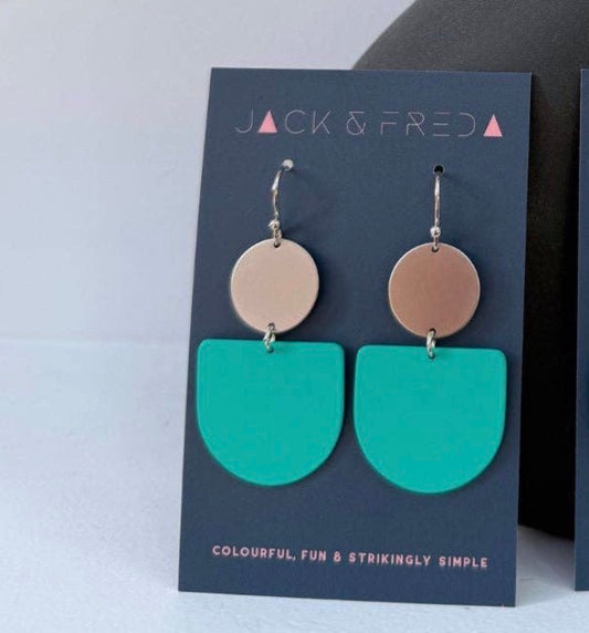 Belle Turquoise Earrings - Rogue Boutique UK