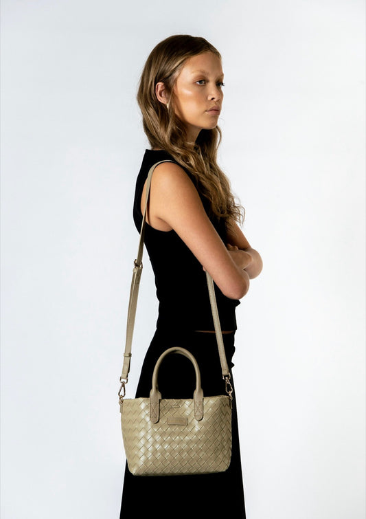 Every Other Woven Grab Bag Olive - Rogue Boutique UK