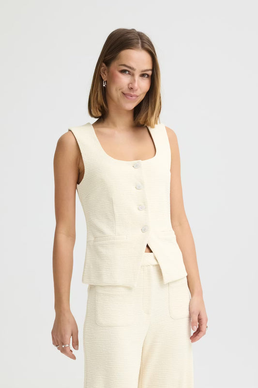 Kate Waistcoat Cream