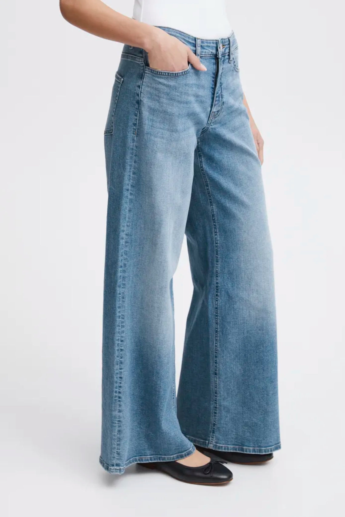 Twiggy Wide Jeans Light Blue