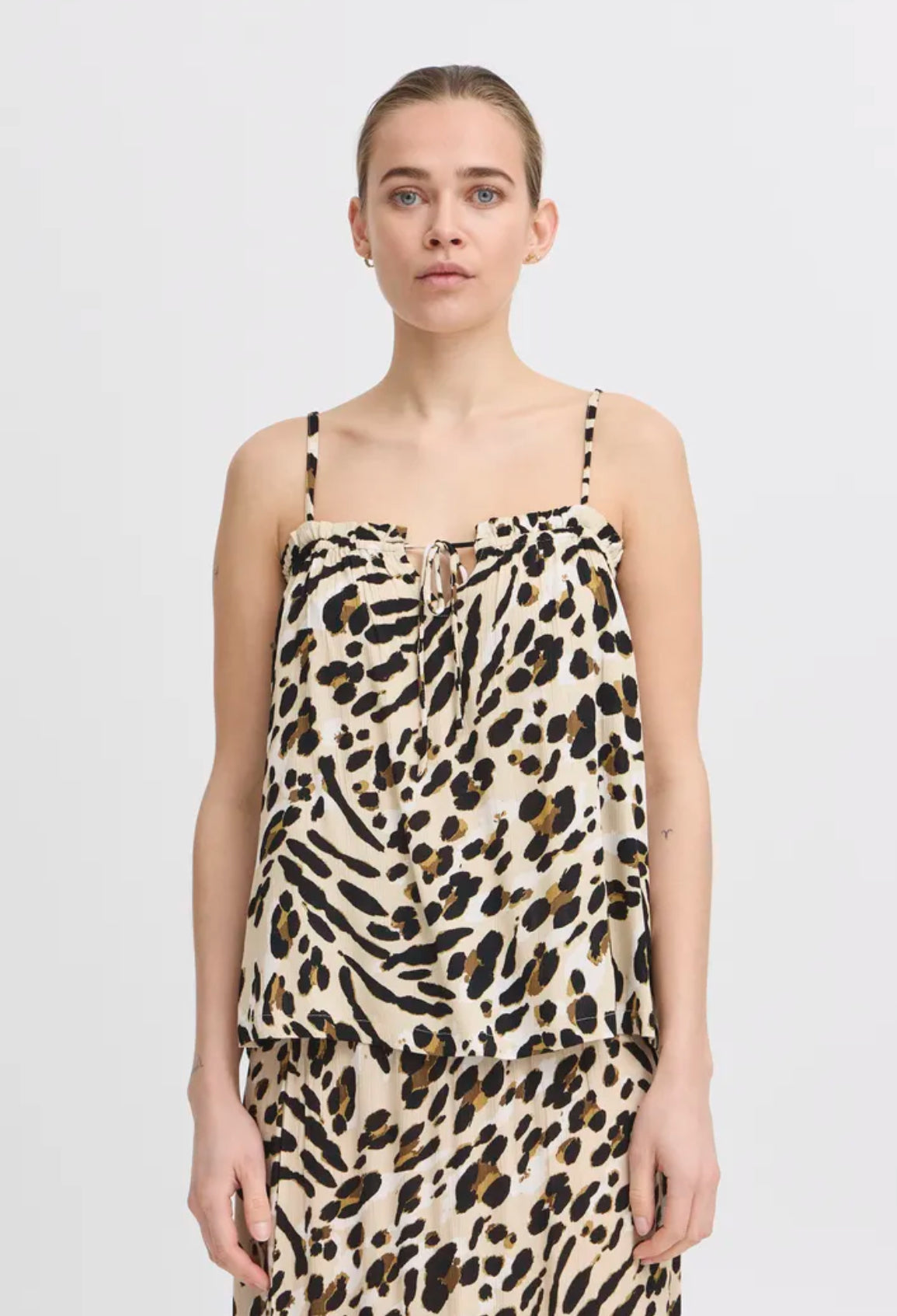 Marrakech Strappy Leopard Top