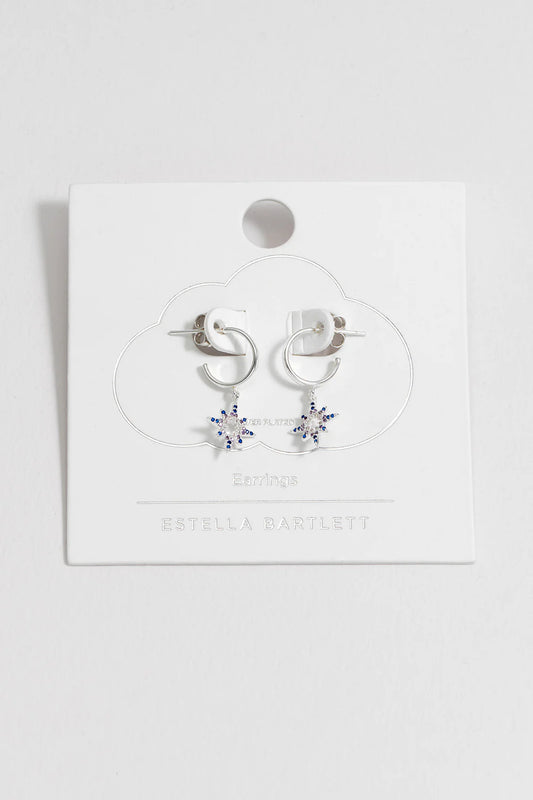 North Star Hoop Earrings