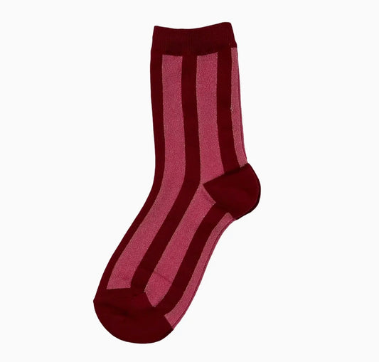 Berlin Socks Red - Rogue Boutique UK
