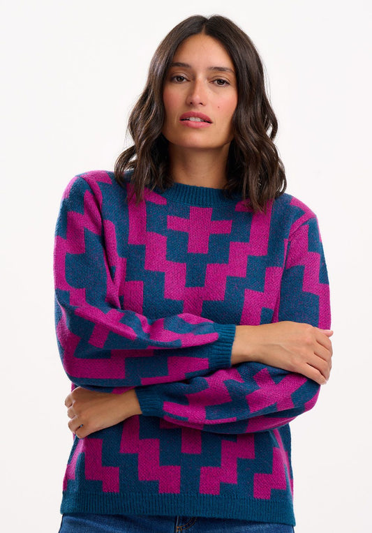 Essie Folk Diamond Jumper