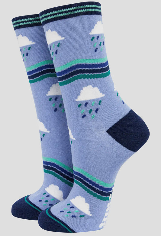 Rain Cloud Bamboo Socks