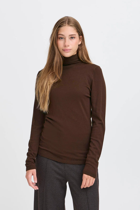 Mafa Roll Neck Jumper Coffee