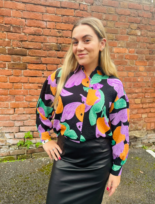 Seersucker Apricot Shirt