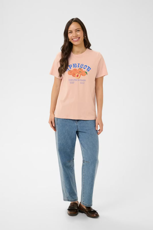 Harda Apricot T-Shirt - Rogue Boutique UK
