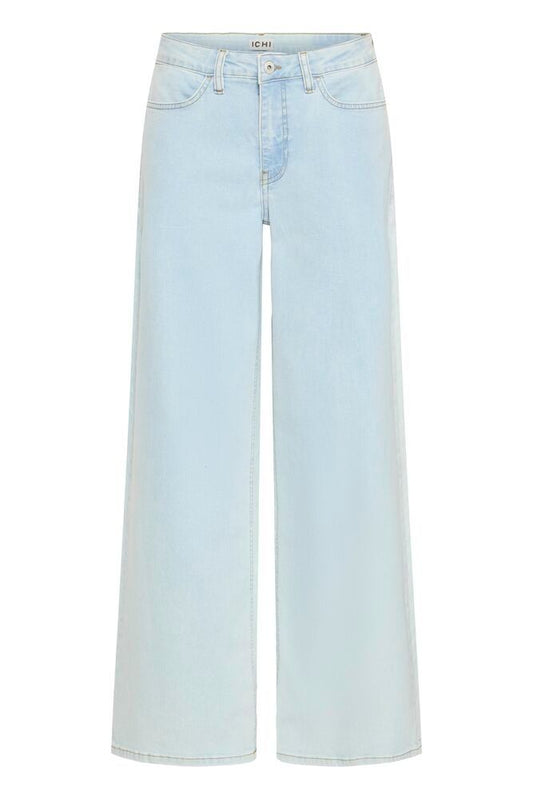 Twiggy Wide Jeans Bleach Blue - Rogue Boutique UK