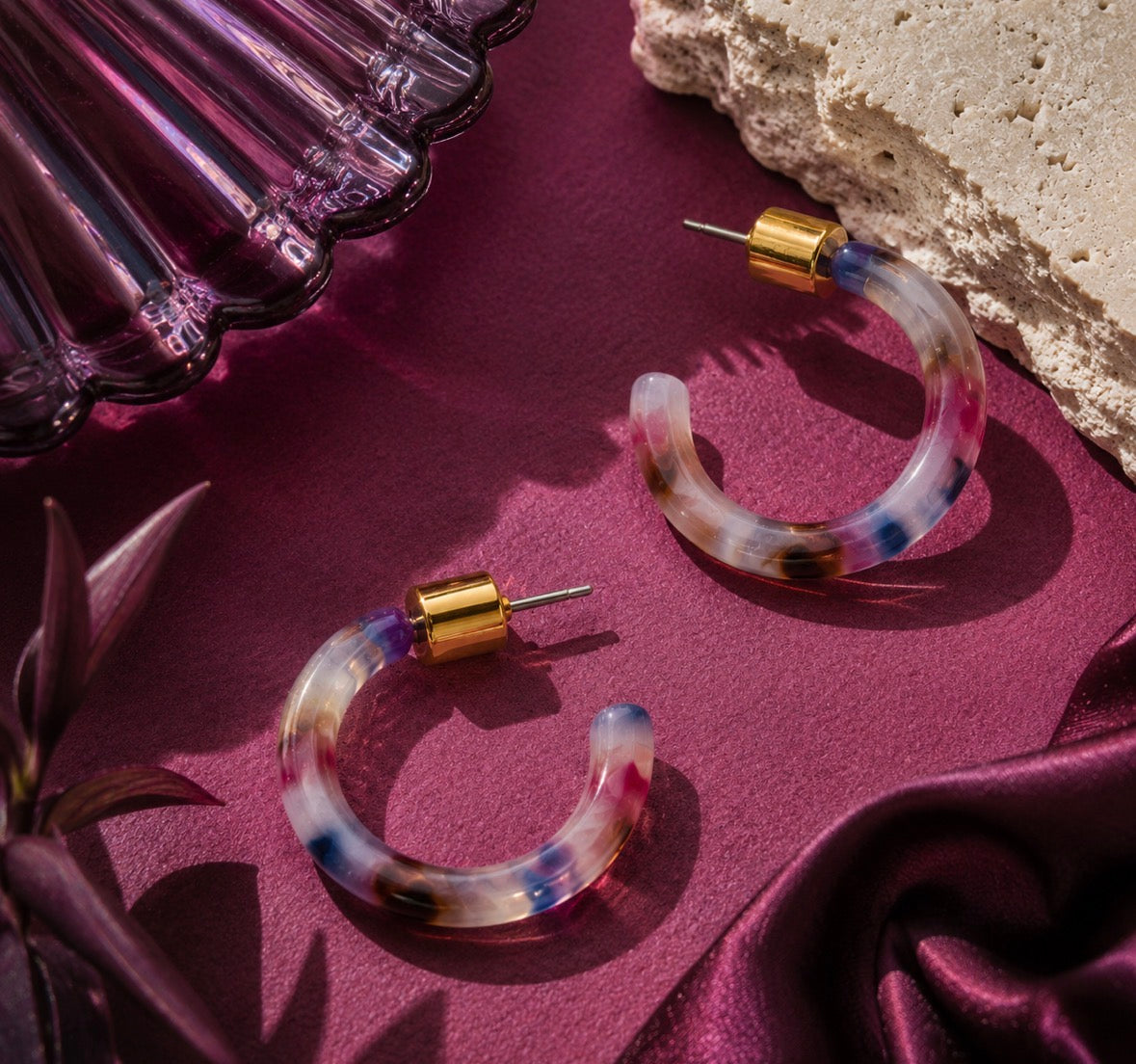 Lima Earrings Pink