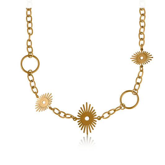 Cara Sunburst Necklace