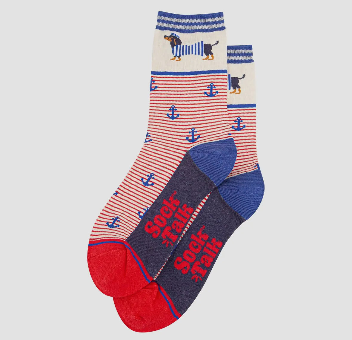 Sailor Sausage Dog Bamboo Socks