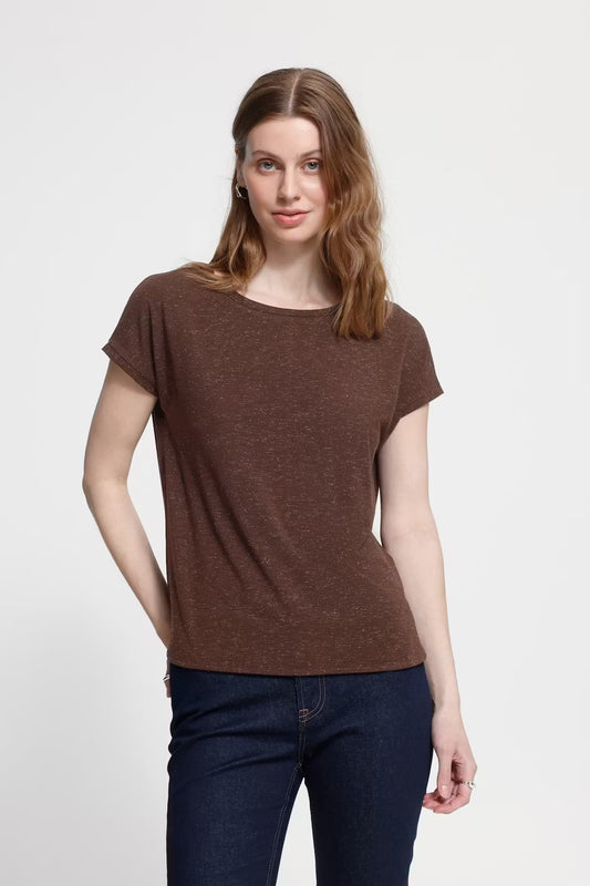 Rebel Tee Chocolate - Rogue Boutique UK