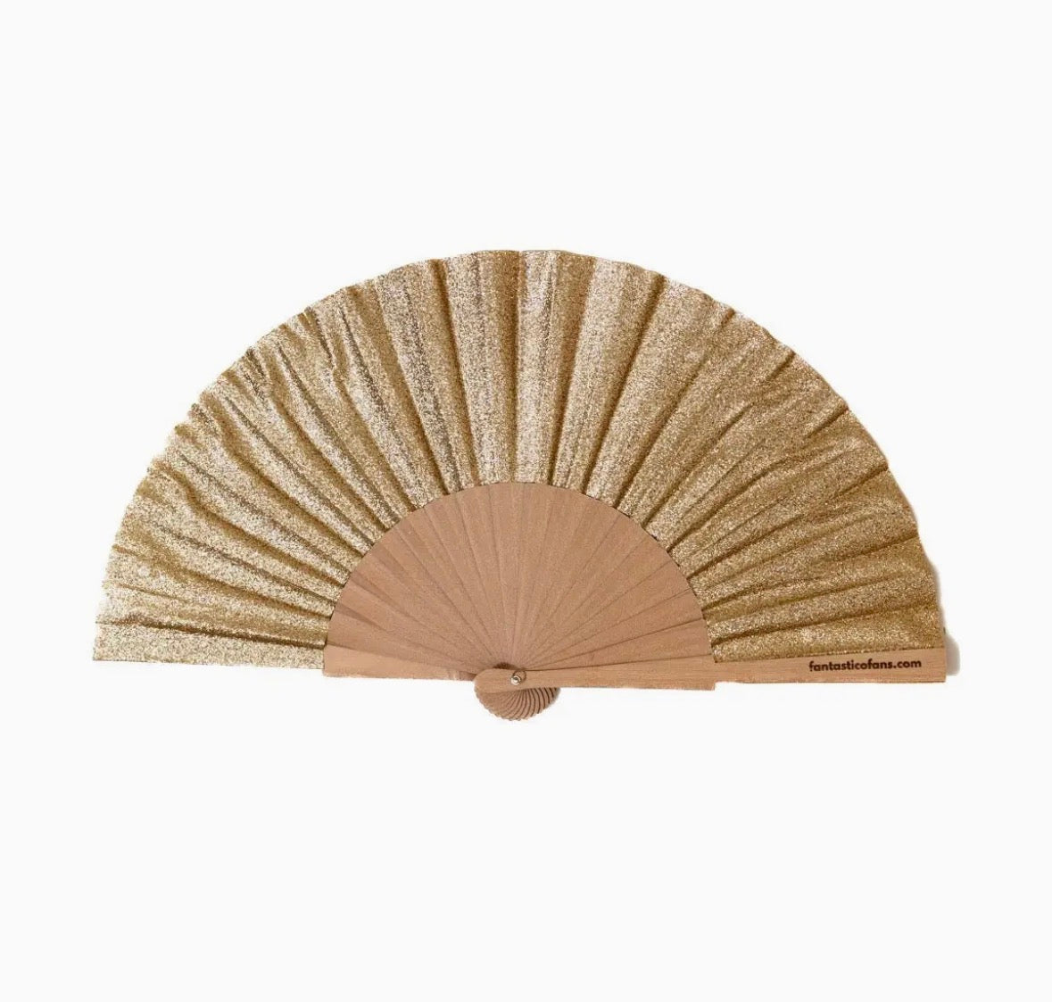 Gold Glitter Fan