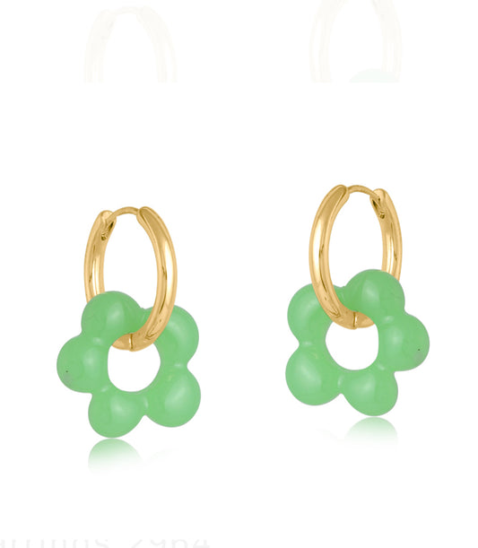 Olympia Huggie Green