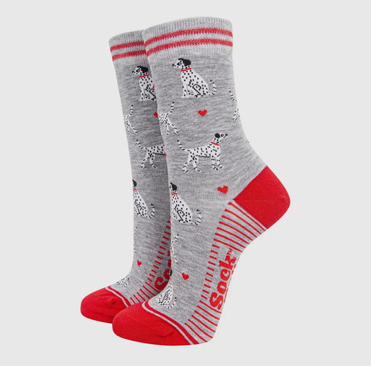 Dalmatian Bamboo Socks